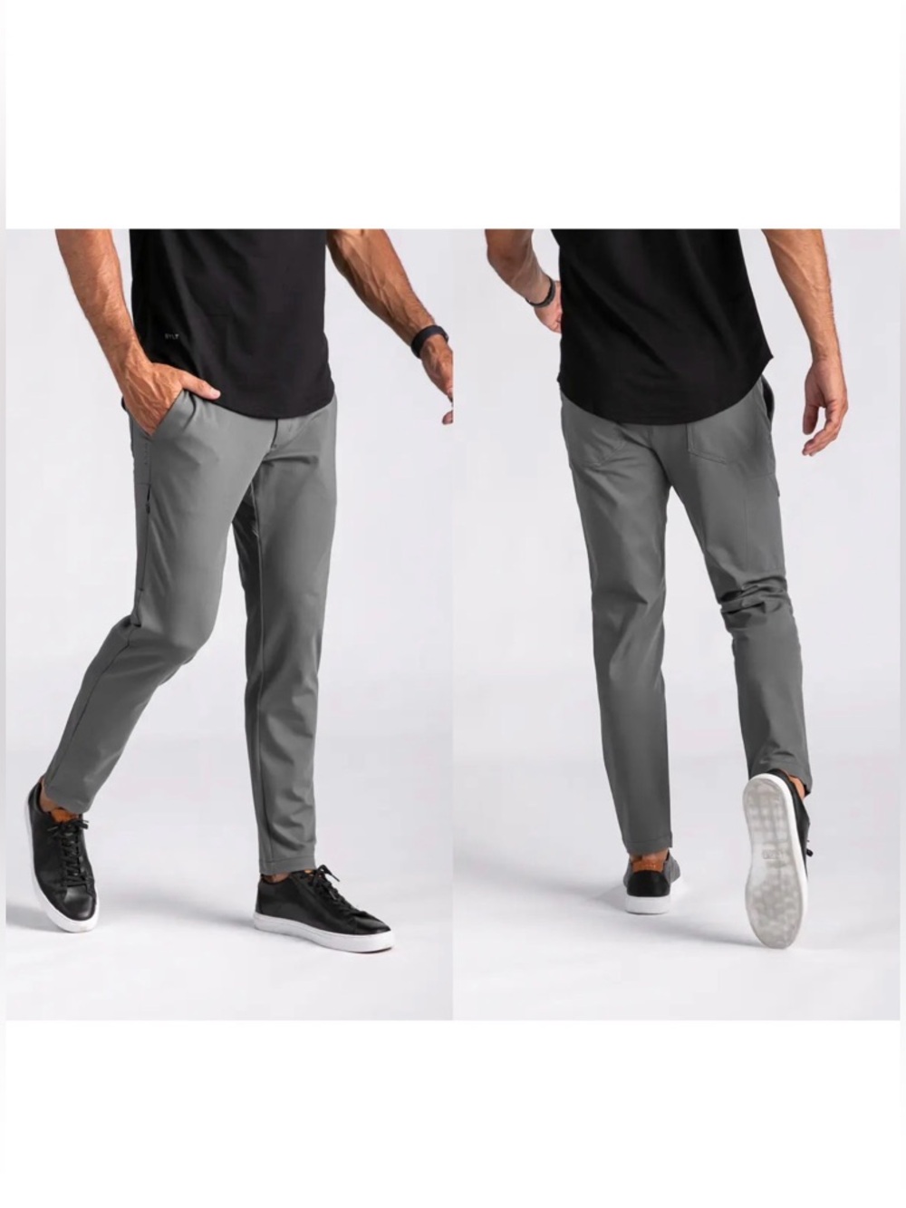 BYLT Basics Men's Everyday Pant 2.0 Charcoal Grey Size 38